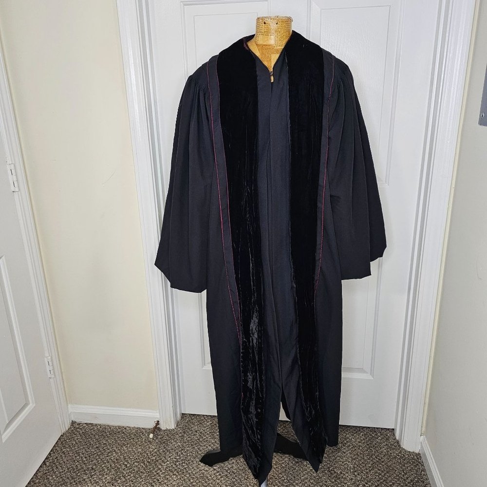 Robe for Apostles, Cokesbury size 52 52x32 Black with Red